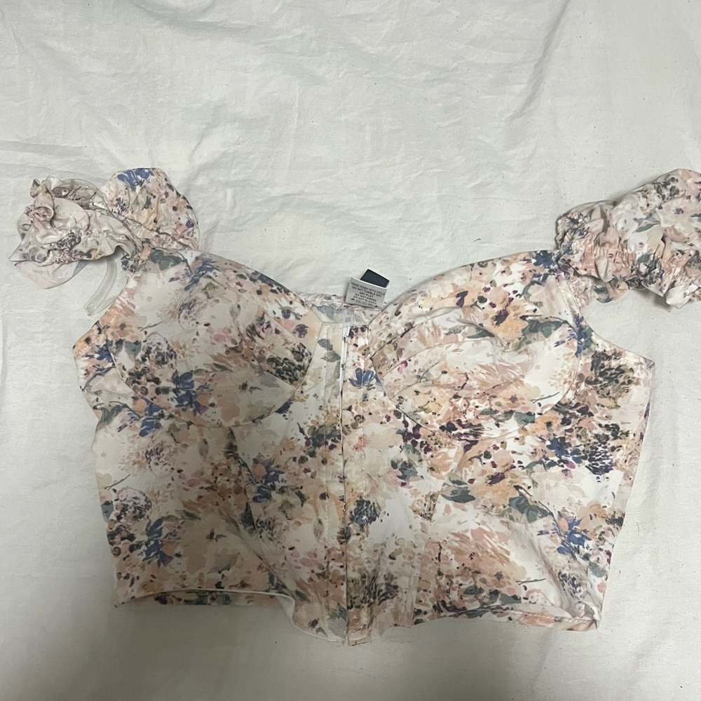 Floral Corset Top